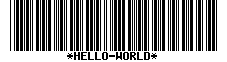 Figure 5.6. An example barcode image